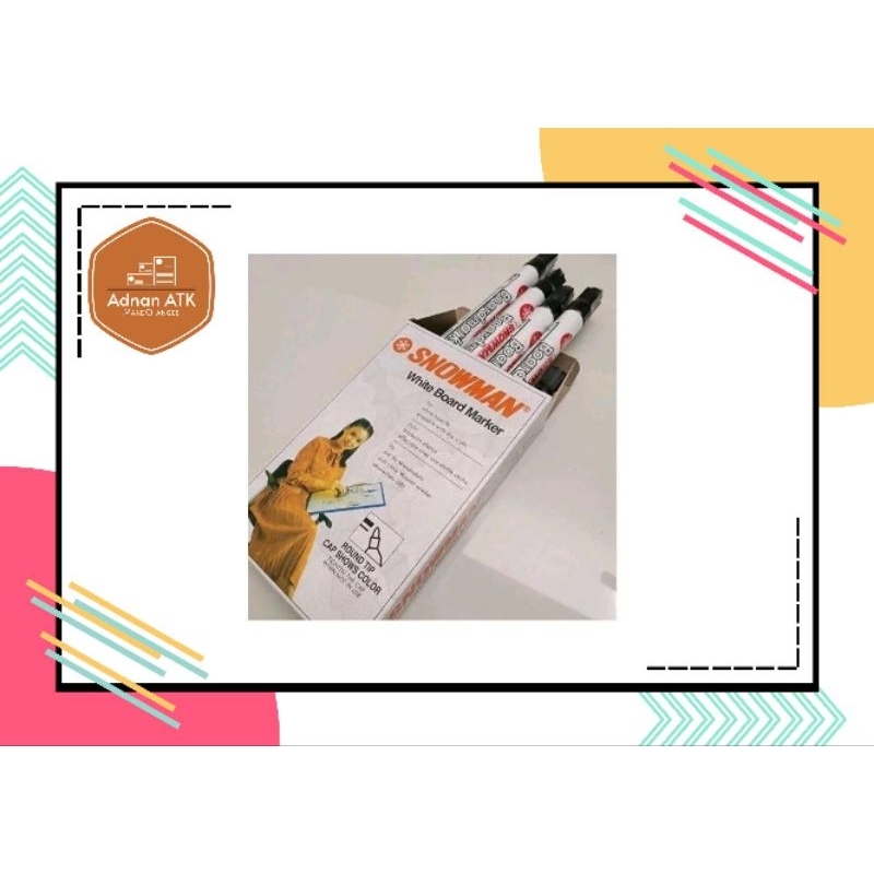 

Spidol Snowman White board Bg12