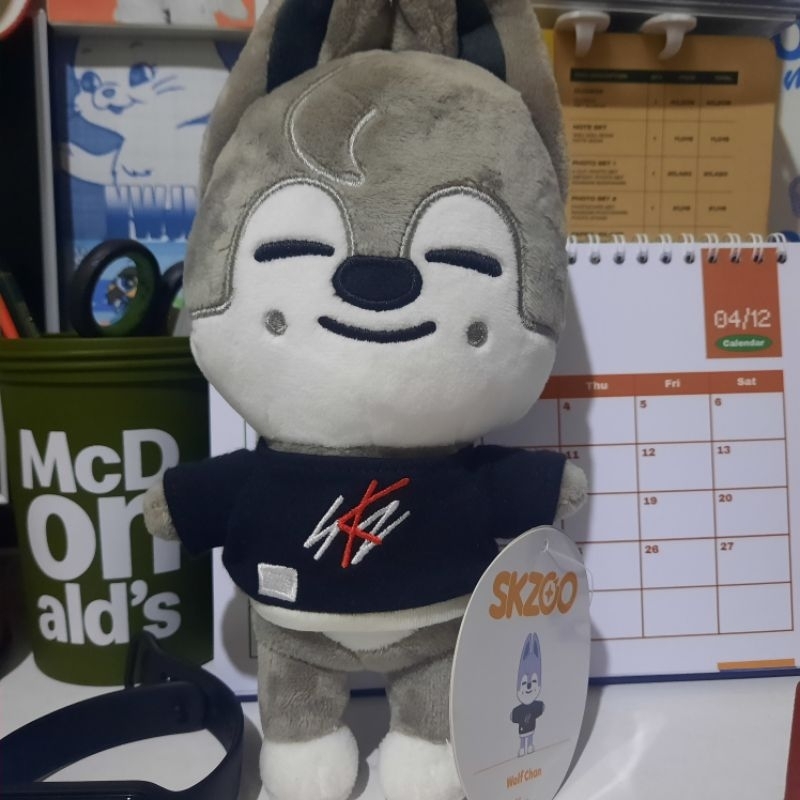 Skzoo Plush Wolfchan Ori Preloved