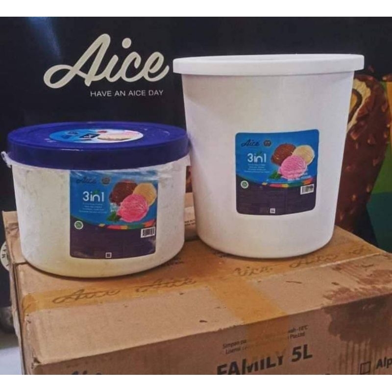 

Eskrim Chococip Strawbery Chocolate N Vanilla