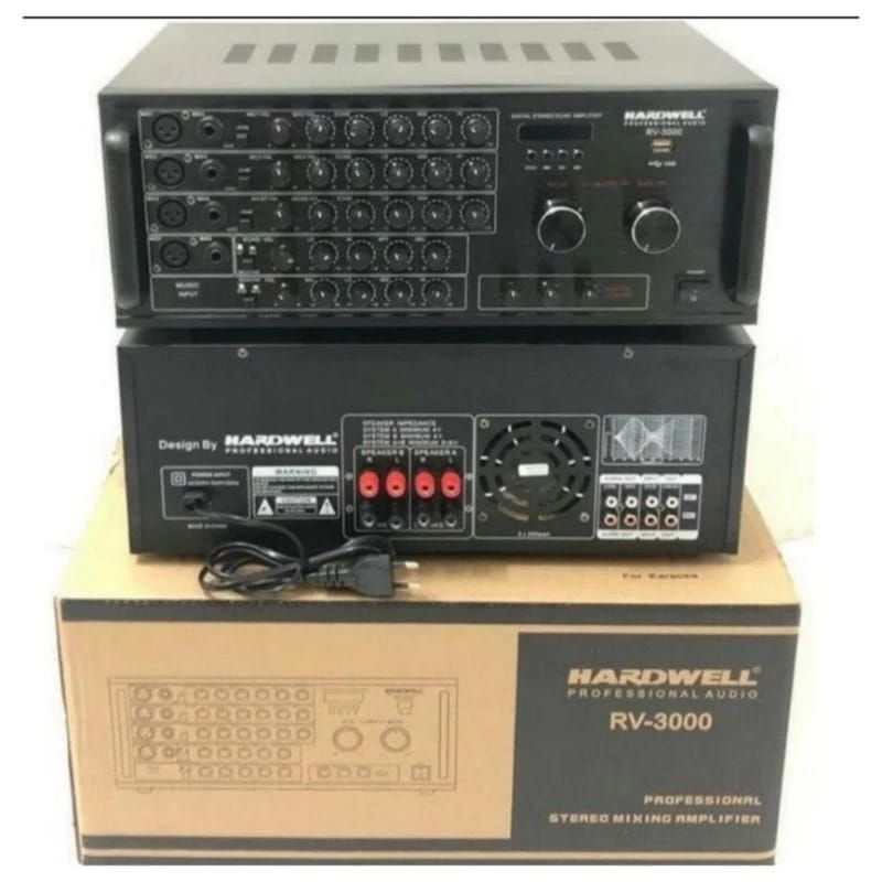 Amplifier Hardwell RV 3000 RV3000 Amplifier Hardwell Bluetooth/USB Original