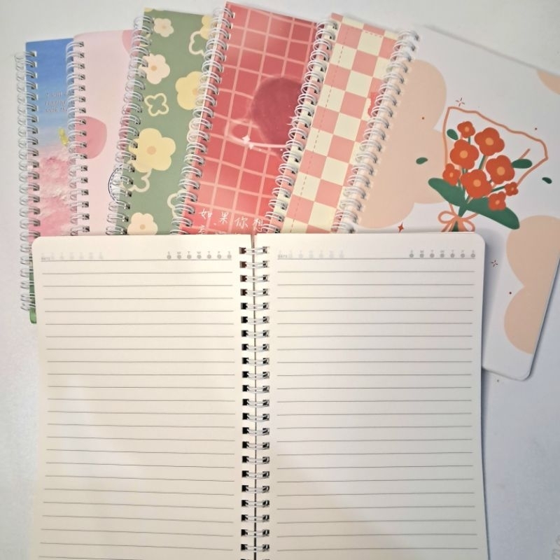 

NOTEBOOK A5 MOTIF AESTHETIC - BUKU SPIRAL CANTIK ISI 60