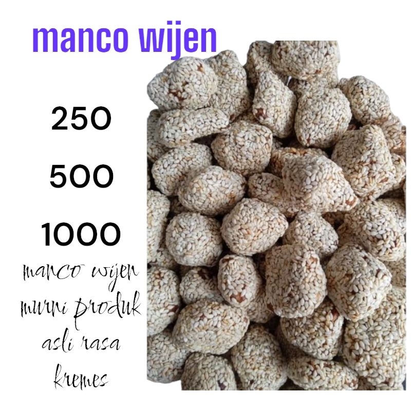 

manco wijen jajanan khas trenggalek 1 kg