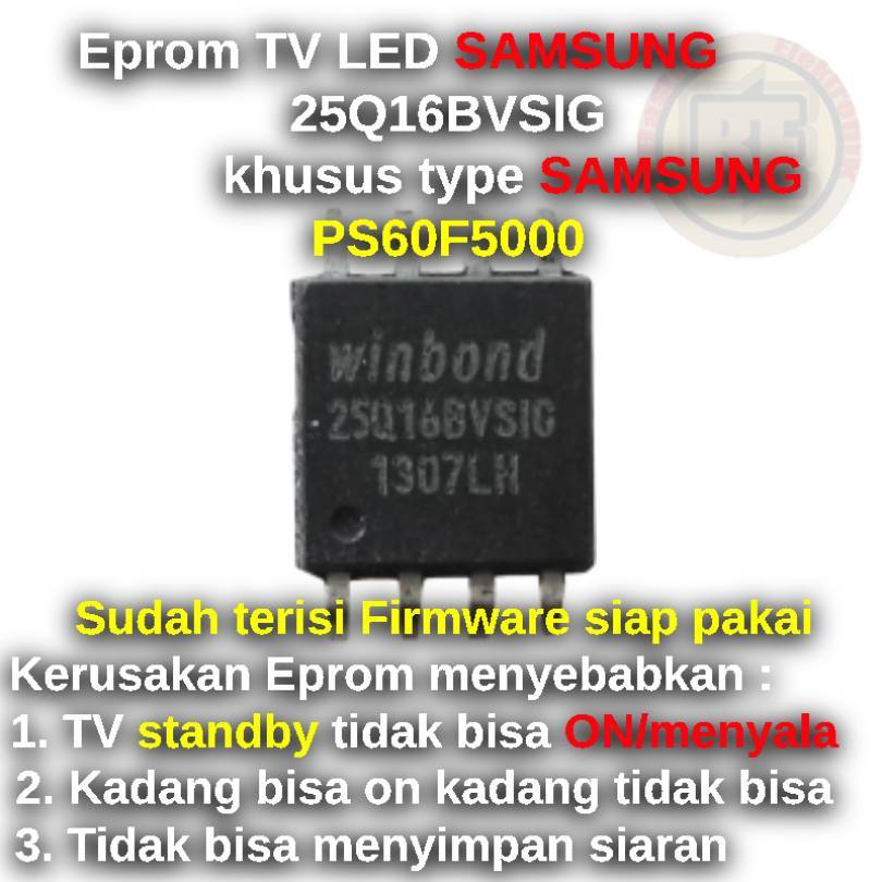Ic Eprom Firmware TV SAMSUNG PS60F5000