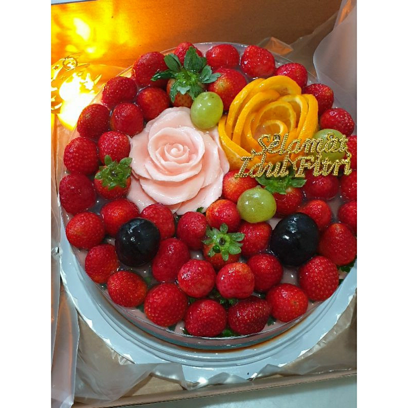 Puding Hias Full Buah pudding hantaran