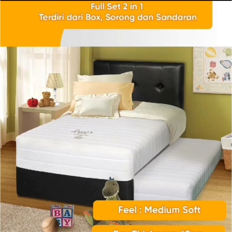 Bed Sorong 2 in 1 Florence Luxury Kids 120 x 200