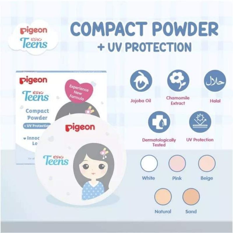 PIGEON TEENS  COMPACT POWDER UV