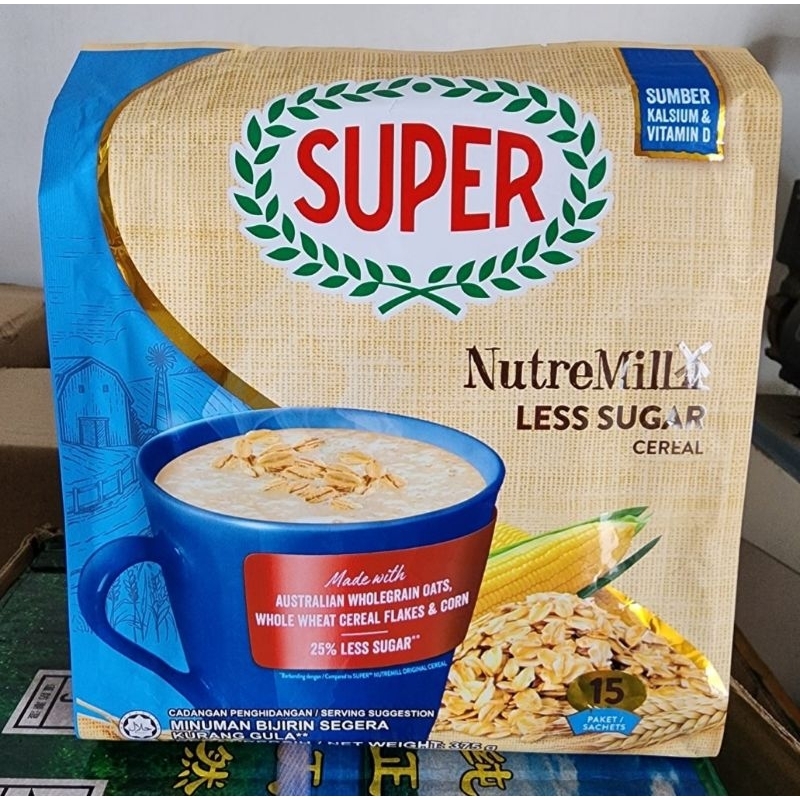 

SUPER CEREAL LESS SUGAR NUTRE MILK SEREAL SUPER KURANG GULA MALAYSIA