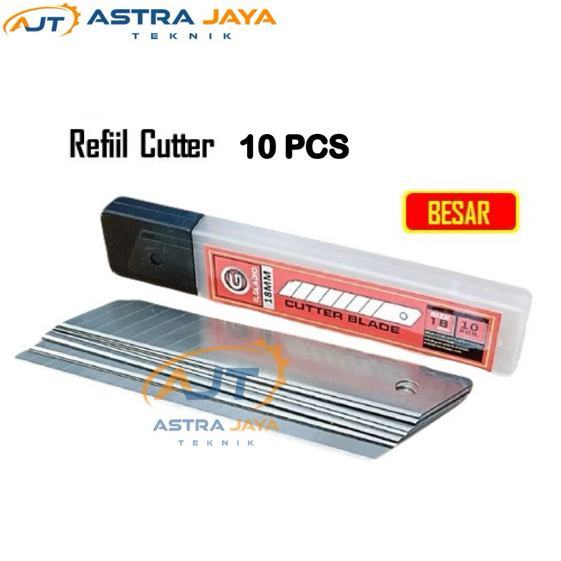 

Isi Pisau Cutter Refill Besar Isi 10 Mata