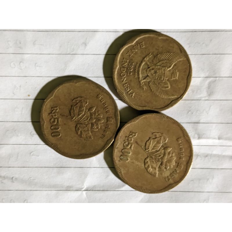 koin 500 rupiah melati 1991