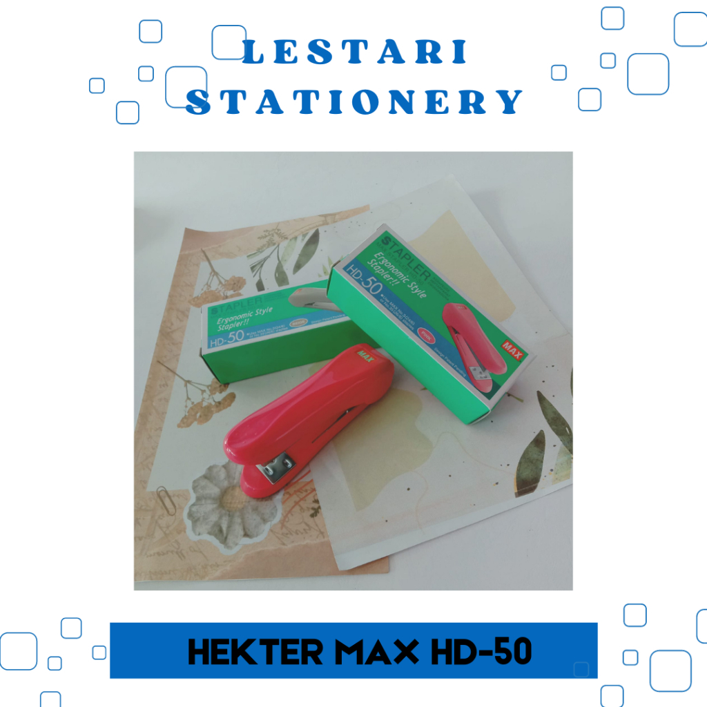 Stapler/Jepretan/Staples/Hekter MAX HD-50 | Hekter Besar |  Lestari Stationery