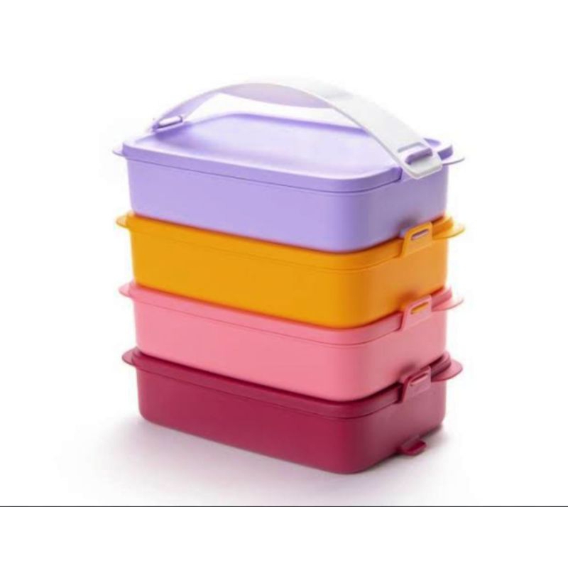 New Click To Go Rectangular Tupperware