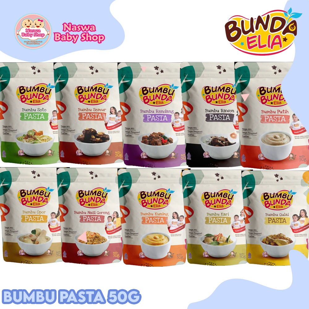 

Bumbu Bunda By Elia Bumbu Basah Pasta MPASI Anak 50g