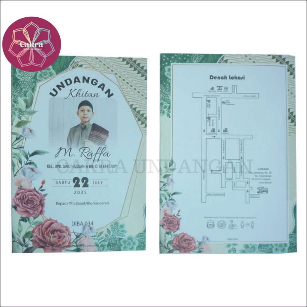 

Diba 34 Blangko Undangan Pernikahan CAKRA