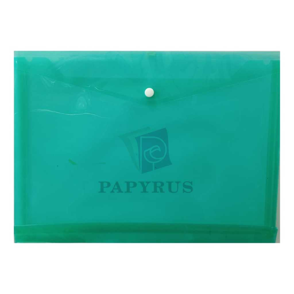 

MAP PLASTIK KANCING / MAP KANCING PUNGGUNG / DOCUMENT BAG / MAP KANCING FOLIO JENIA HIJAU