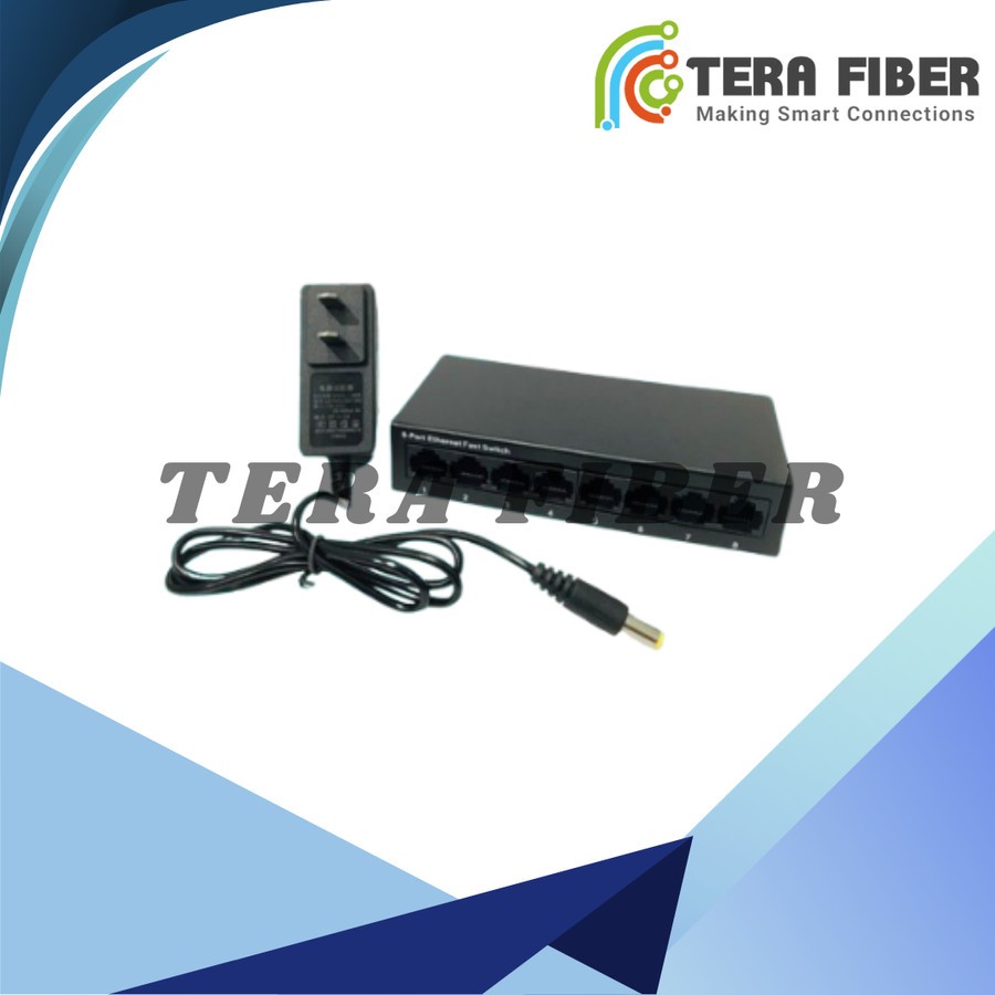 Gigabit 8port 10/100mbps LAN Ethernet RJ45 Hub Mini Network Switch