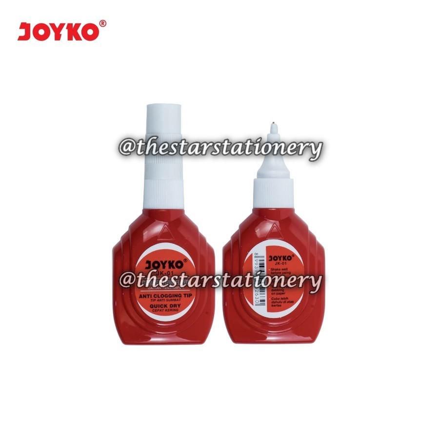 

(1 Biji) GROSIR Correction Fluid Joyko JK-01 / Tipe-X Cair Joyko JK-01 (1 Biji)