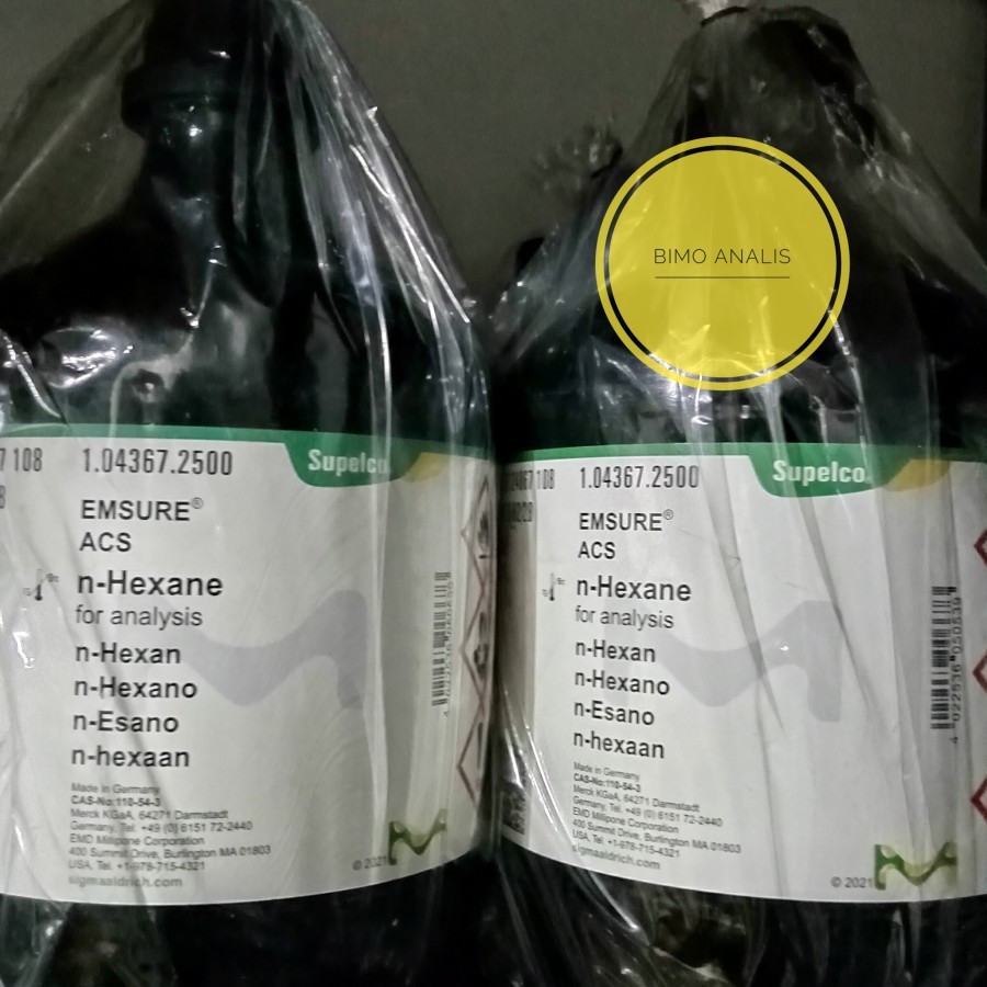 N-HEXANE 2.5L pro analis / HEXANE / Heksana PRO ANALIS - Merck 104367