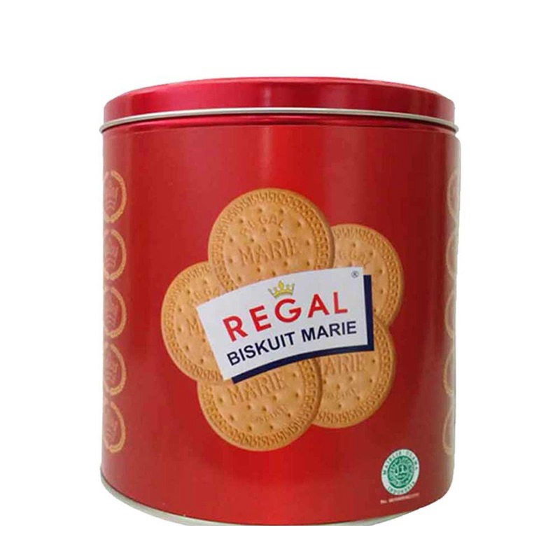 

REGAL Biskuit Marie 550gr kaleng