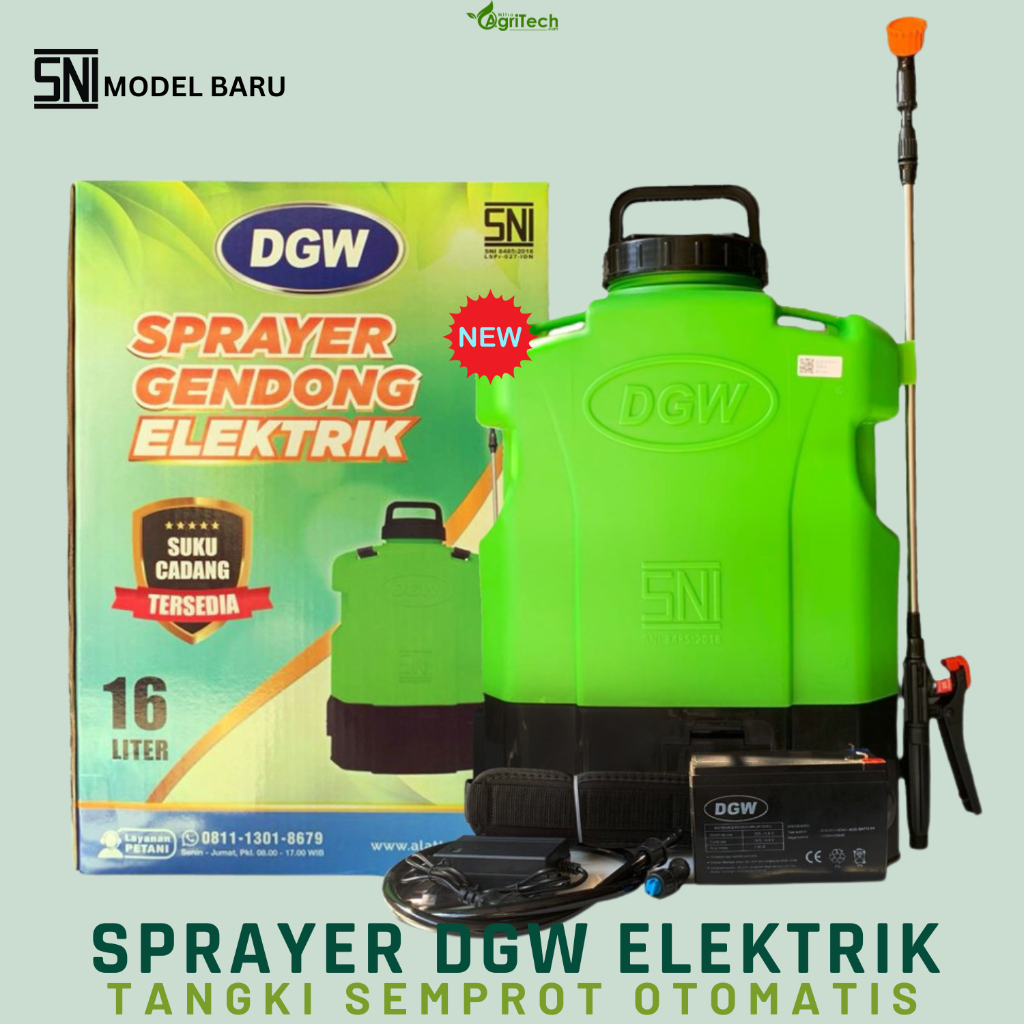 SPRAYER DGW ELEKTRIK 16 LITER ALAT SEMPROT HAMA SEMPROTAN DISINFEKTAN SNI