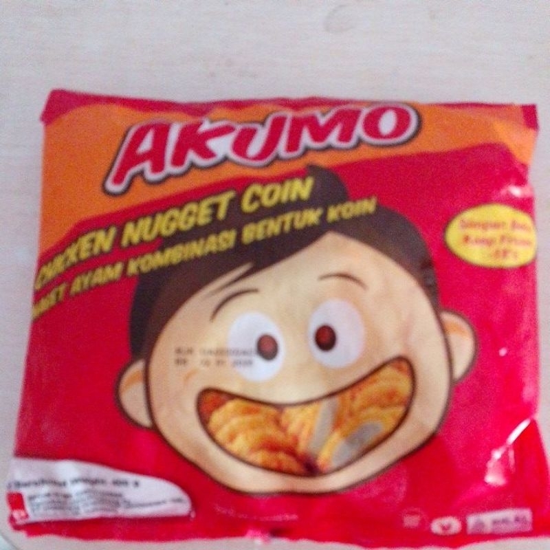 

Akumo chicken nugget koin 400gr