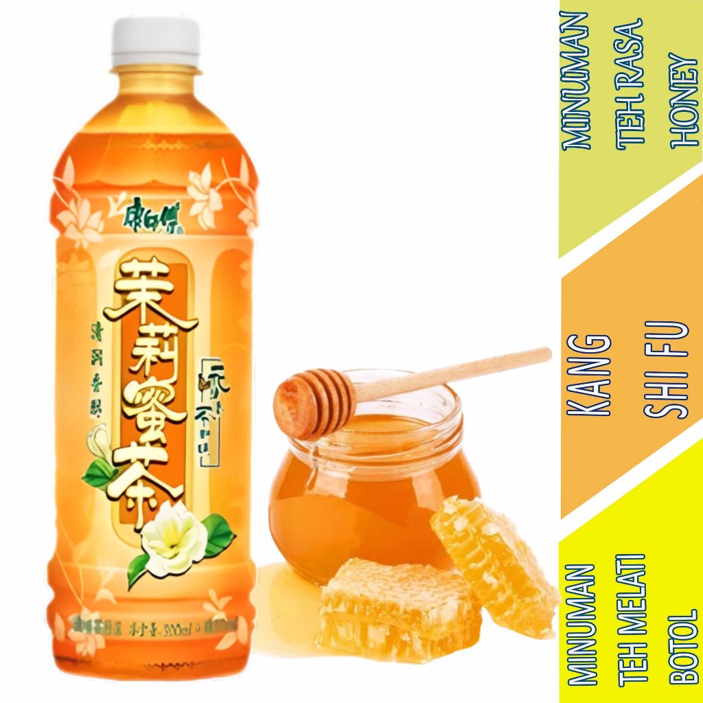 

Jasmine Tea Drink Honey - Kang Shi Fu - Minuman Teh Melati - 500ml