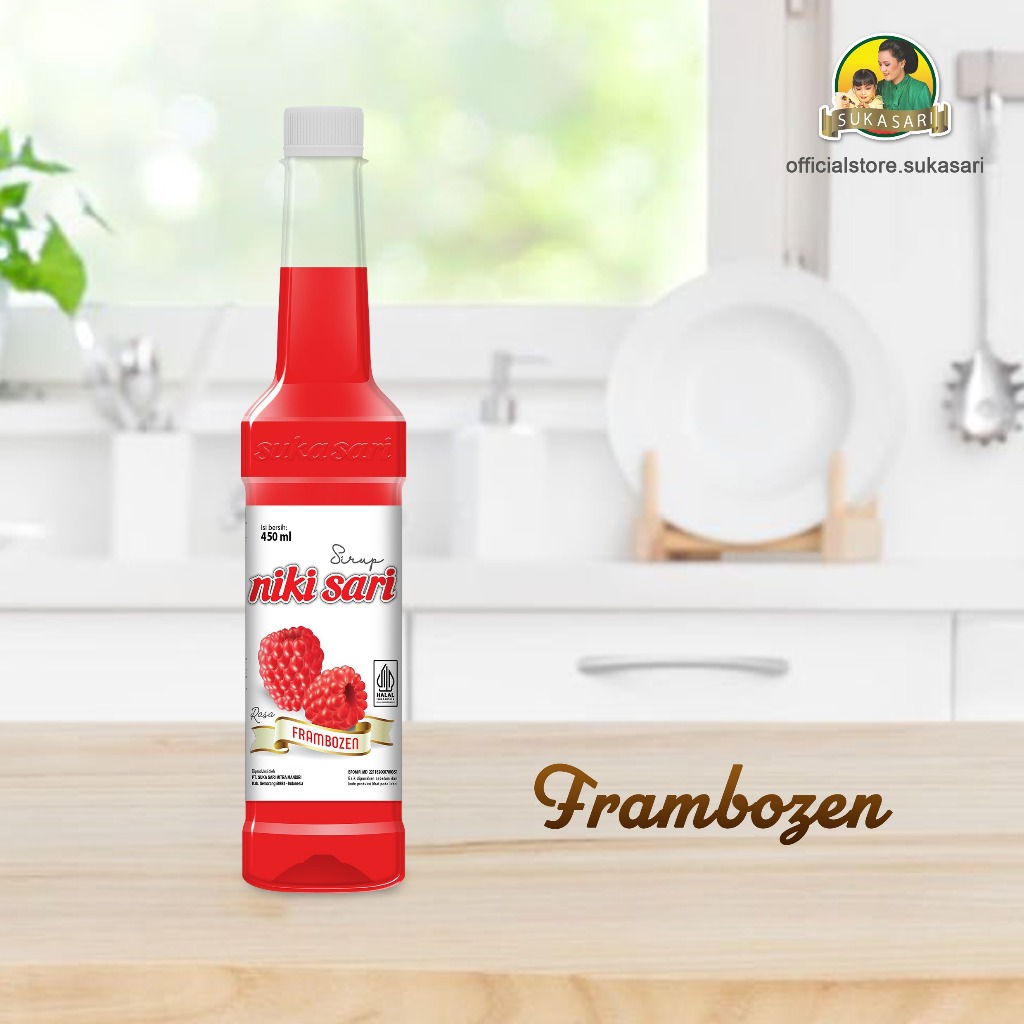 

Nikisari Syrup Frambozen 450ml Sirup Sesegar Buah Asli