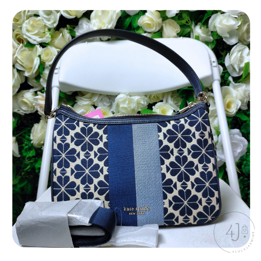 Tas Wanita Branded K9033 Sam Flower Jacquard Small Convertible Shoulder