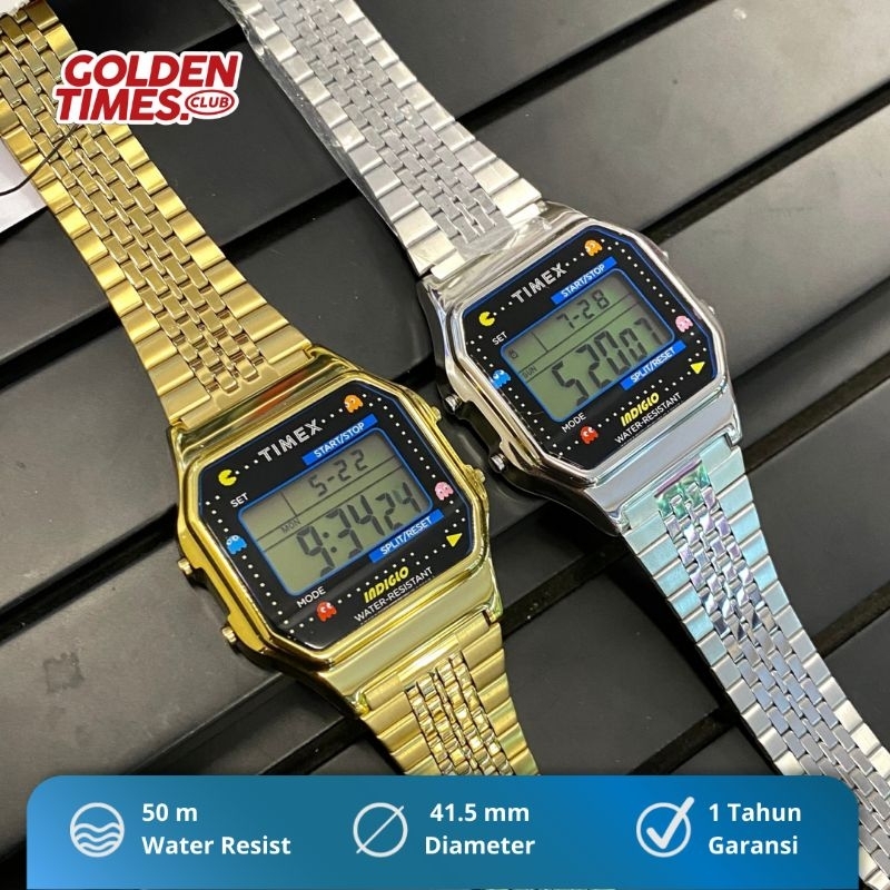 Jam Tangan Timex T80 X PAC-MAN BNIB Fullset
