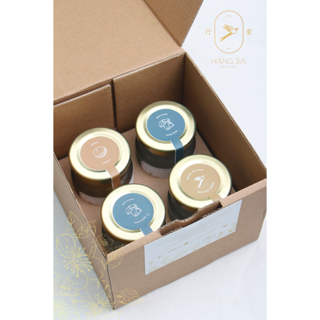 

Minuman Sarang Burung Walet Murni - Box of 4 HangJia Bird's Nest