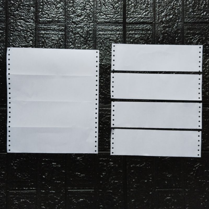 

Dck Kertas PPOB Continuous Form 1 Ply Isi 50 Set=200 Lembar