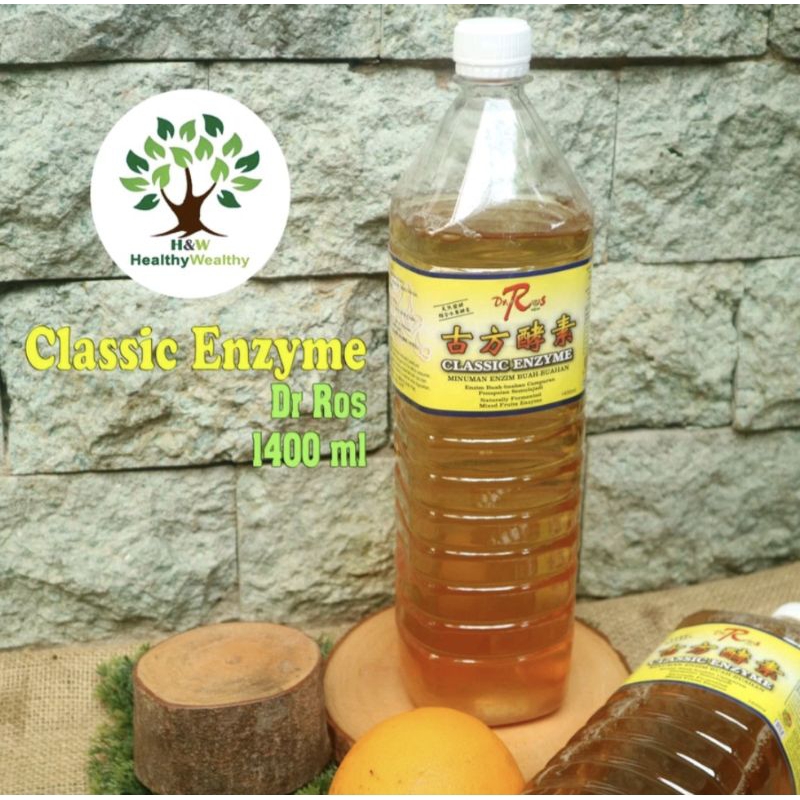 

Classic Enzyme Dr Ros 1400 ml Klasik Enzim Tanpa Pengawet (CE untuk Detox)