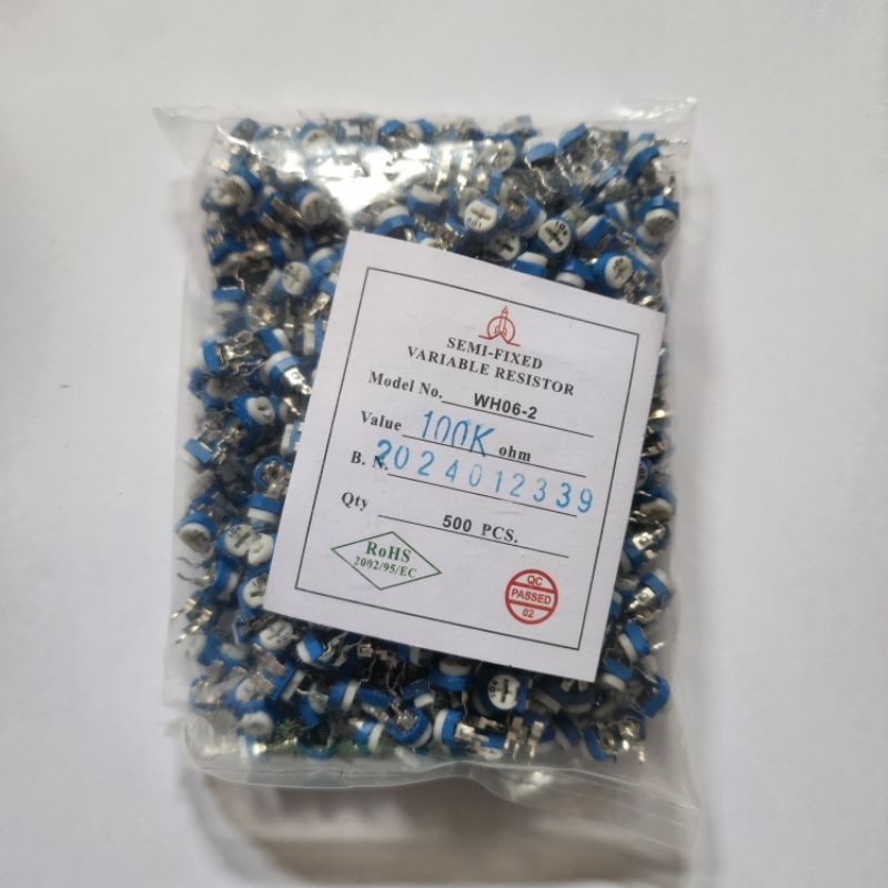 Grosir 500 Pcs Trimpot Trimmer VR 104 100K