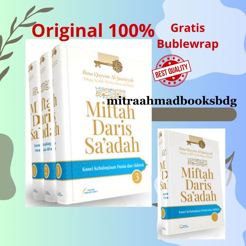 Buku Miftah Daris Saadah LKP jilid 1 2 3 HC Ibnu Qayyim Al Jauziyyah /PIS ORIGINAL