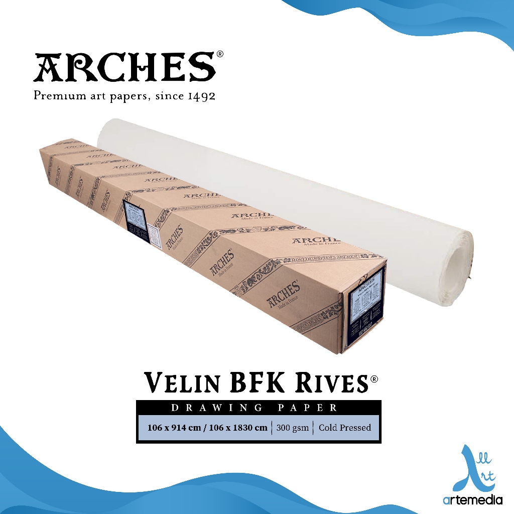 

Arches Velin BFK Rives Publishing Paper Roll Kertas Gambar