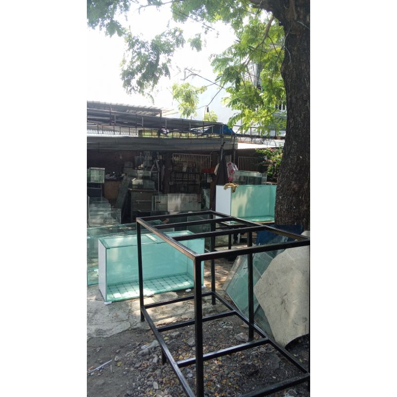 custom aquarium ketebalan kaca 8mm,10mm,12mm aquarium jumbo extra besar
