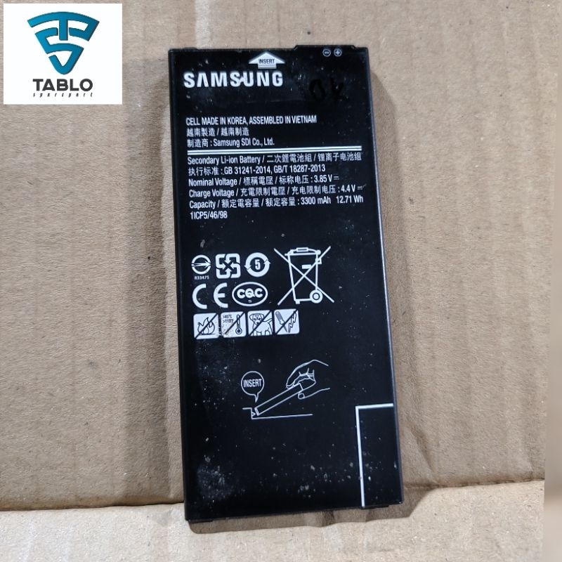 Baterai Batre Samsung J7 prime J4 plus J6 Plus ori copotan