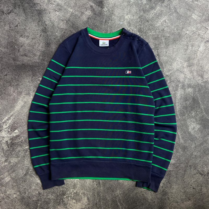 Lacoste Sweater Murah Crewneck Second Original - Size Medium