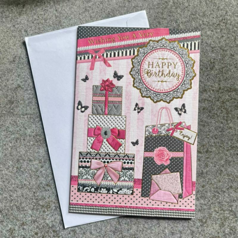 Happy Birthday Card ( gift bag )