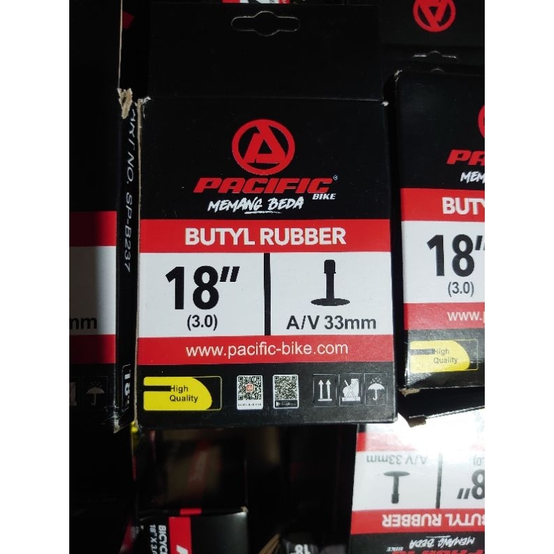 ban dalam sepeda 18 x 3.0 pacific