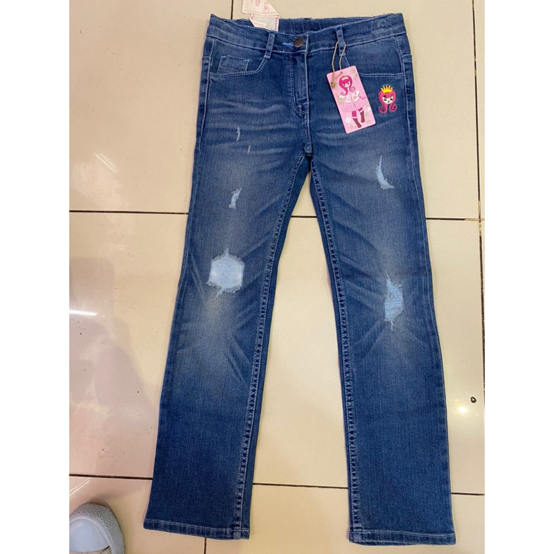 Rodeo Junior, Celana jeans anak perempuan sobek sobek
