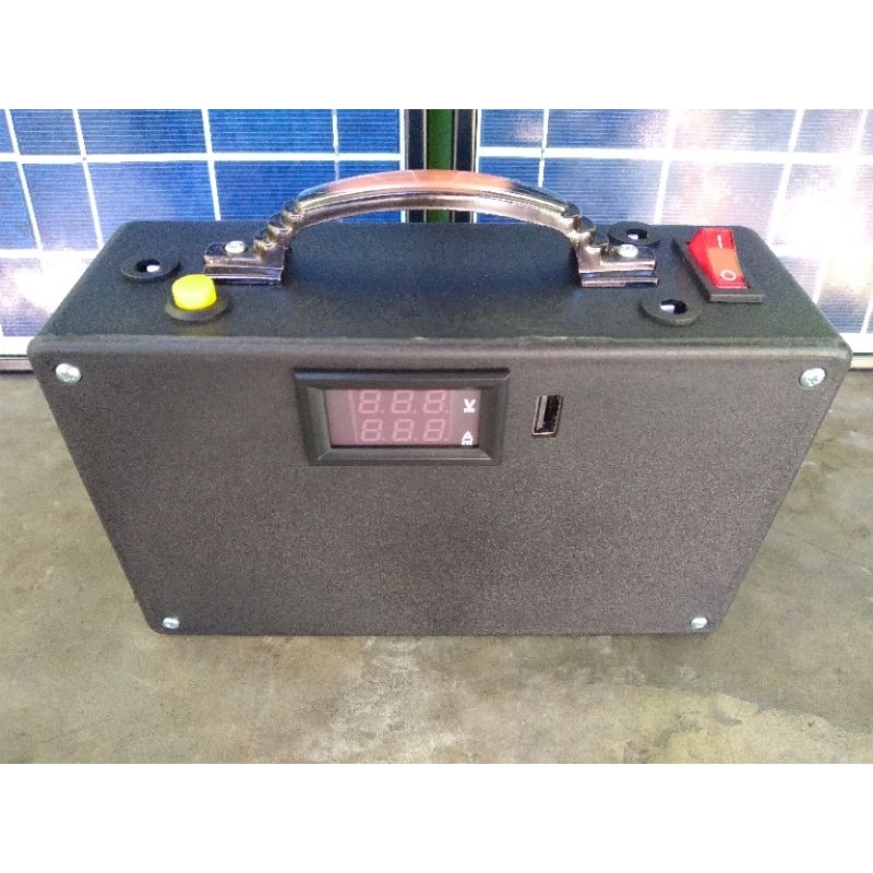 Genset tenaga surya mini - Portabel yang cocok untuk camping, mancing, saung, gubuk, kegiatan outdoo