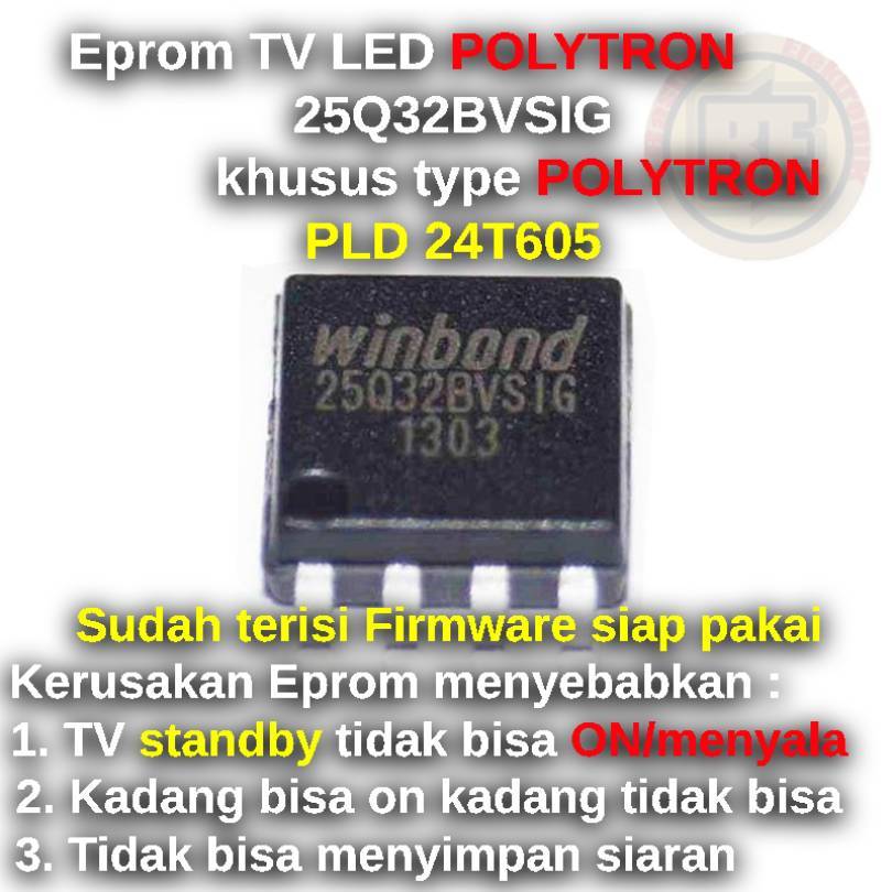 Ic Eprom Firmware TV POLYTRON PLD 24T605