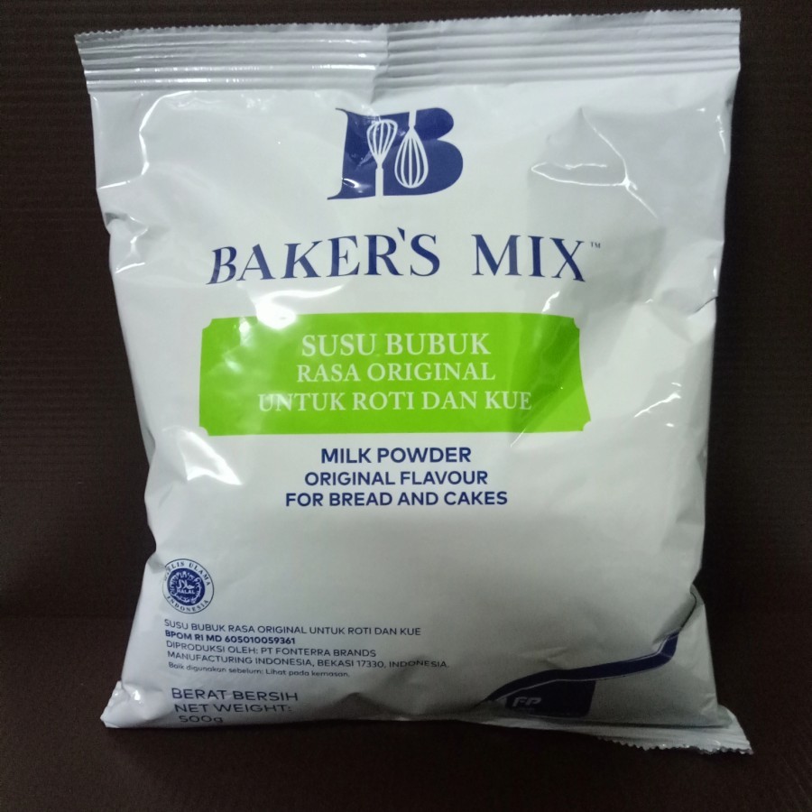 

Baker's Mix Milk Powder 500gr Susu Bubuk Untuk Roti dan Cake