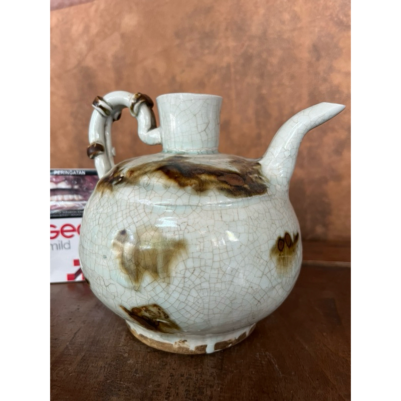 keramik china kuno dinasty teko yuan tutul antik