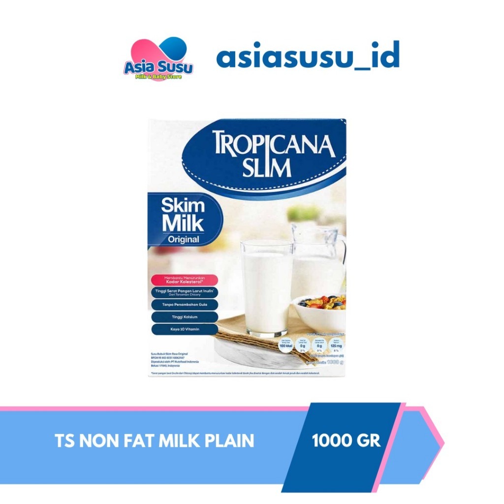 

Tropicana Slim Susu Skim Original 1kg / Chocolate 500gr / Coffe 500gr - Bantu Turunkan Kolesterol