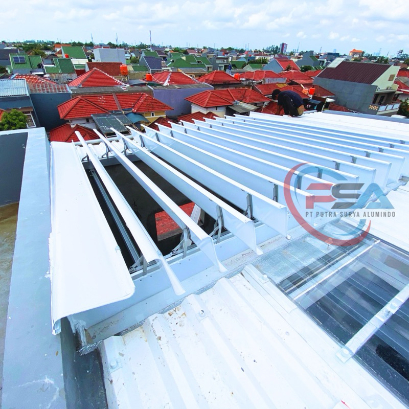 Roovree Atap aluminium buka tutup Lovera