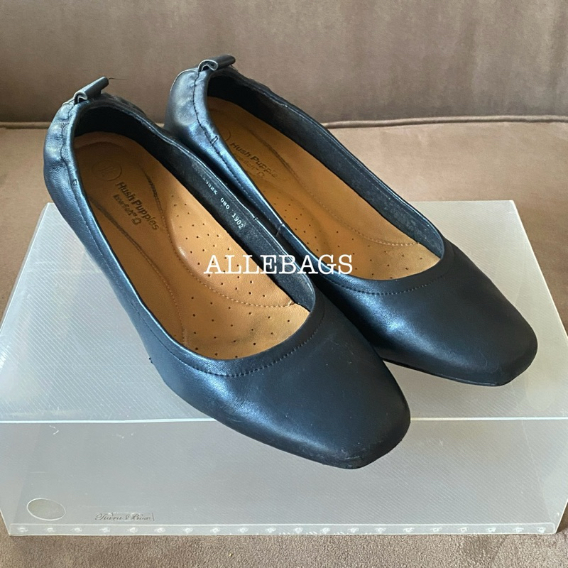 PRELOVED Hush Puppies Wedges Shoes (Black)