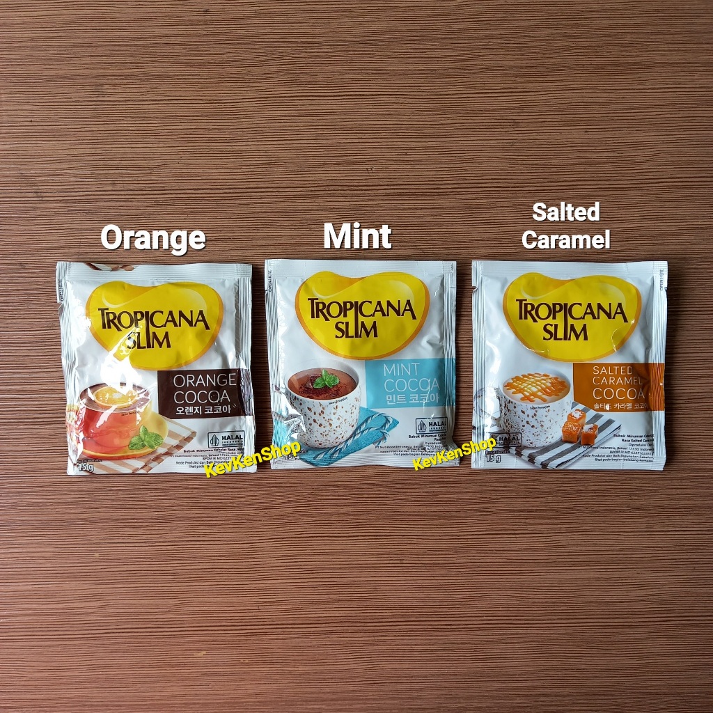 

TROPICANA SLIM Cocoa Chocolate Cokelat Varian Rasa Harga per Sachet