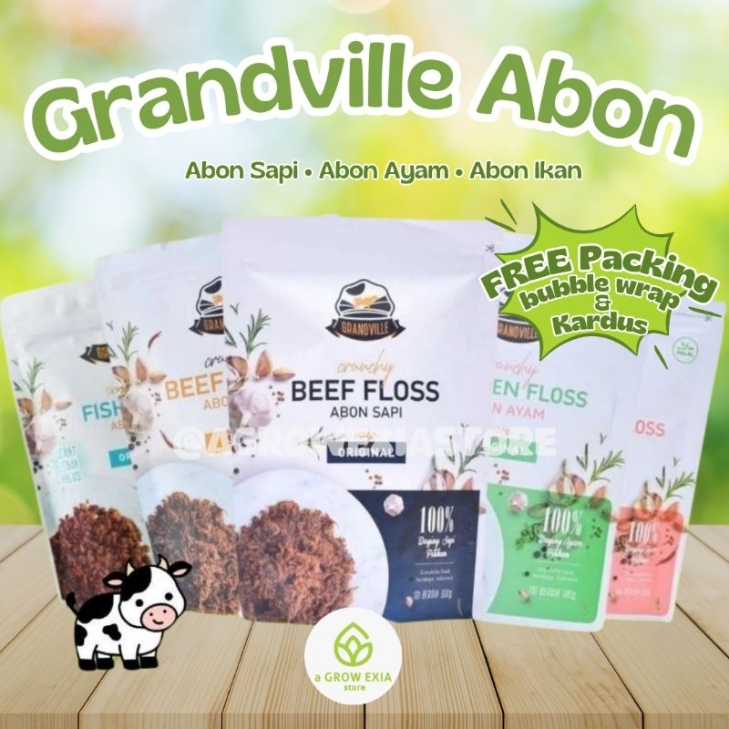 

Grandville Abon Sapi Ayam Ikan Crunchy Abon Mpasi