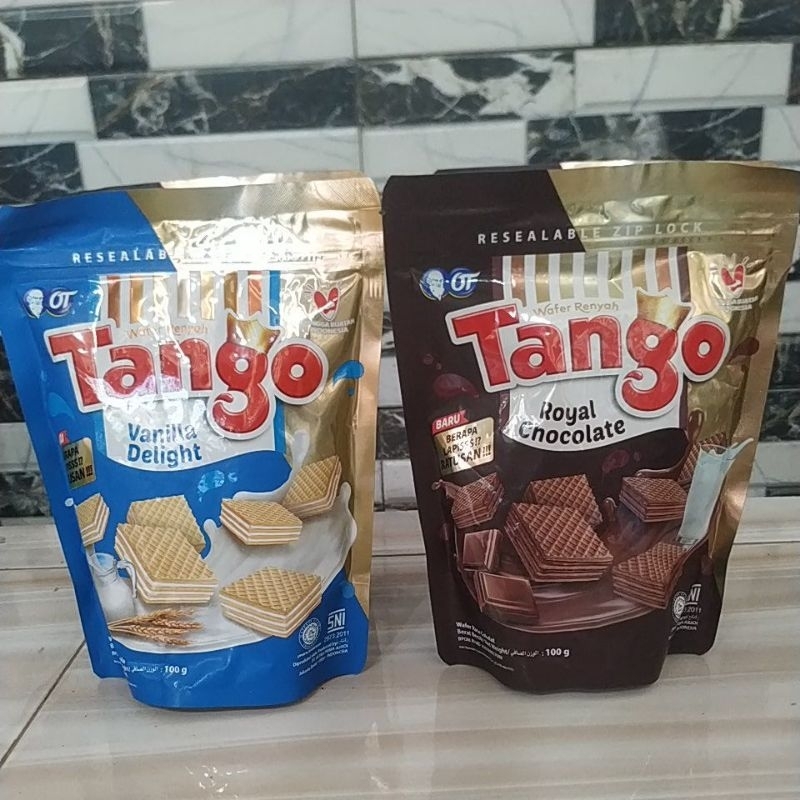 

TANGO WAFER POUCH 100GR VANILA/COKLAT